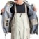 Burton AG Hardpack 3L GORE-TEX Jacket - bone white/stone grey - open