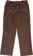 Independent Groundwork Cargo Pants - chocolate - reverse