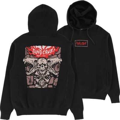 Santa Cruz Pace Torch Center Hooded Sweater - black - view large