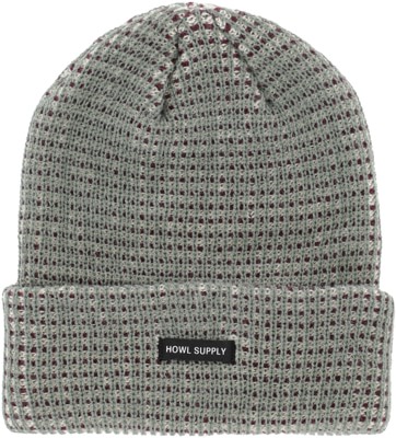 Howl Slash Beanie - wolf grey - view large