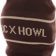 Howl Canopy Face Mask - public x howl brown - reverse detail 2