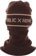 Howl Canopy Face Mask - public x howl brown - reverse