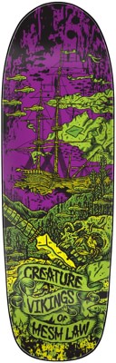 Creature Vikings Of Hesh Law XX 9.55 Skateboard Deck - view large