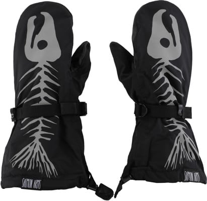 Salmon Arms Overmitt Mitts - bones reflective - view large