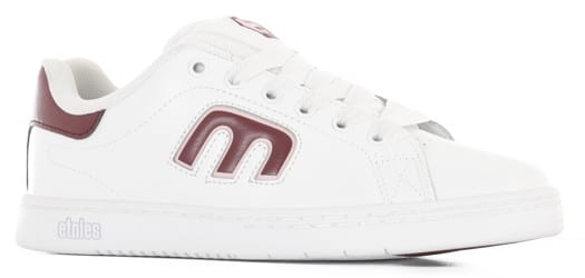 Etnies Callicut Skate Shoes - (keep a breast) white/burgundy - view large