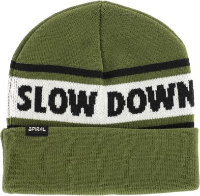 Spiral Wax Co Slow Down Beanie - olive - view large