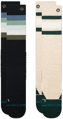 Stance Performance Mid Cushion Merino Wool 2-Pack Snowboard Socks - maliboo multi - view large