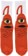 Toy Machine Sect Hug Sock - rust - front