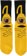 Toy Machine Sect Hug Sock - yellow - front