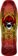 Powell Peralta Welinder Nordic Skull 9.625 Skateboard Deck - red/yellow fade