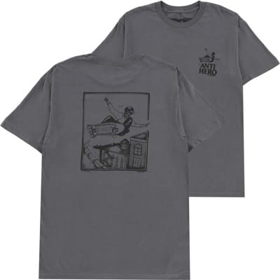 Anti-Hero Phelps Lance DBL T-Shirt - asphalt/black - view large