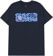 Krooked Sweatpants Redux T-Shirt - true navy