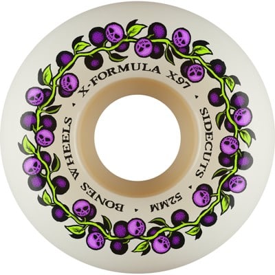 Bones X-Formula V5 Sidecut Skateboard Wheels - skull berries 52 (97a) - view large