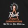 Real Spot Conservators Hoodie - black/white-orange - reverse detail
