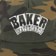 Baker Arch Logo Trucker Hat - camo - front detail