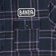 Baker Crust Flannel Shirt - blue - front detail