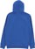 Baker Library Card Hoodie - royal - reverse