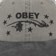 Obey Penn Pigment Velcro Strapback Hat - pigment olive - front detail