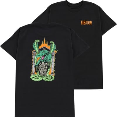 Heroin King Croc T-Shirt - black - view large