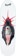 Welcome Yanko Wilted 9.0 Panther Shape Skateboard Deck - white