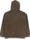 Passport Solid Workers Zip Hoodie - washed bark - reverse