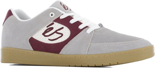 eS Accel Slim Skate Shoes - grey/burgundy - view large