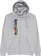 Tactics Smooth18 x Tactics Zip Hoodie - heather grey - front