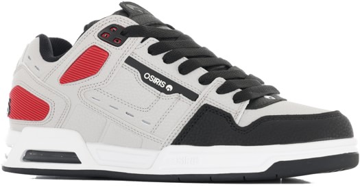 Osiris Peril Skate Shoes - grey/black/red - view large