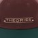 Theories Palmer Snapback Hat - burgundy/forest - front detail