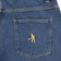 Passport Workers Club Classic Jeans - washed dark indigo - reverse detail 2