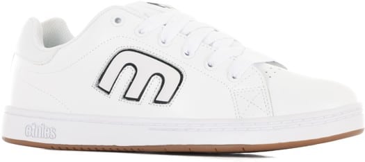 Etnies Callicut Skate Shoes - white/black - view large