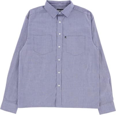 Passport Workers Stripe L/S Shirt - indigo - view large