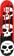 Zero 3 Skull Blood 8.0 Skateboard Deck