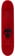 Zero Single Skull 9.0 Skateboard Deck - top
