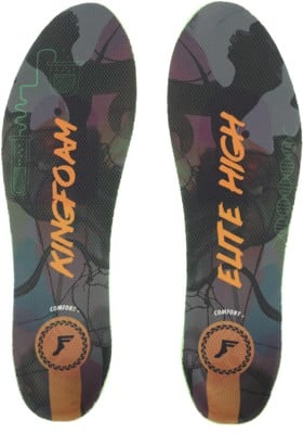 Footprint Kingfoam Elite Hi Insoles - black camo/orange - view large
