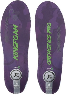 Footprint Kingfoam Orthotics Elite Insoles - purple camo/green - view large