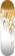 Powell Peralta Hot Rod Flames 9.375 Skateboard Deck - white/gold