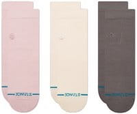 Stance Women's Icon Quarter 3-Pack Socks - lilac