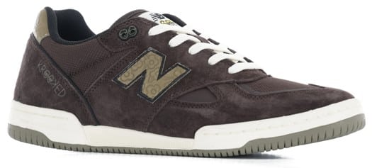 New Balance Numeric 600 Tom Knox Skate Shoes - (krooked) brown/orange/ice - view large