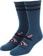 Toy Machine Bloodshot Eye Sock - slate