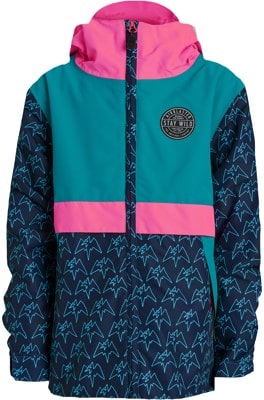 Airblaster Youth Trencher Full Zip Jacket - bluebird terry - view large