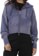 Dime Women's Cropped Zip Hoodie - lavender washed