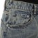 RVCA Women's Loosey Jeans - dusty blue wash - front detail