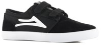 Lakai Kids Griffin Skate Shoes - black/white suede