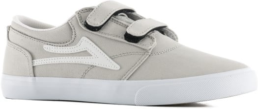 Lakai Kids Griffin Skate Shoes - grey canvas - view large