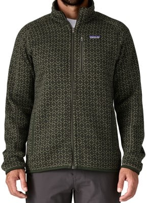 Patagonia Better Sweater Jacket - scales: old growth green - view large