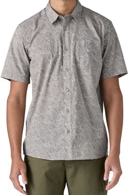 Patagonia Go To S/S Shirt - bees and flowers: salt grey - view large