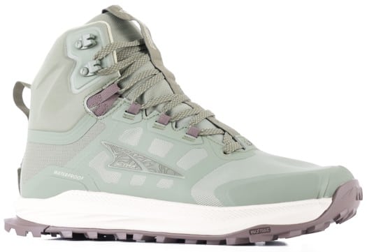Altra Women's Lone Peak 9 Waterproof Mid Trail Running Shoes - dusty olive - view large