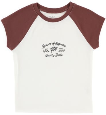 RVCA Roam Raglan T-Shirt - terra brown - view large
