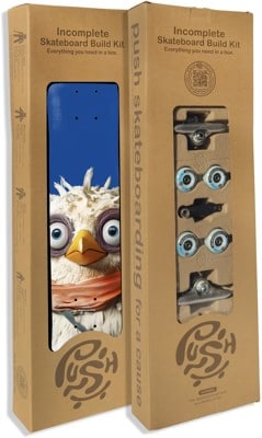 Push Chicken Incomplete 8.25 Complete Skateboard - blue - view large